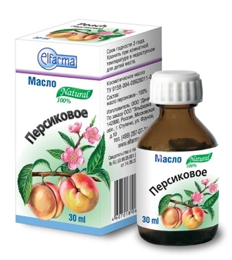 Elfarma масло косметическое персиковое, масло косметическое, 30 мл, 1 шт. фото