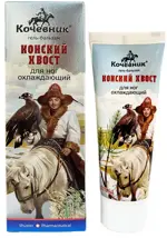 Кочевник Гель-бальзам для ног Конский хвост, гель-бальзам для ног, 70 мл, 1 шт, охлаждающий фото