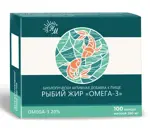 Натуральные масла Рыбий жир Омега-3, капсулы, 100 шт. фото
