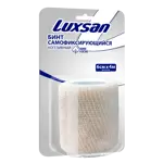 Luxsan Бинт эластичный самофиксирующийся на полипропиленовой основе, 6 см х 4 м, бинт эластичный, 1 шт, бежевый фото