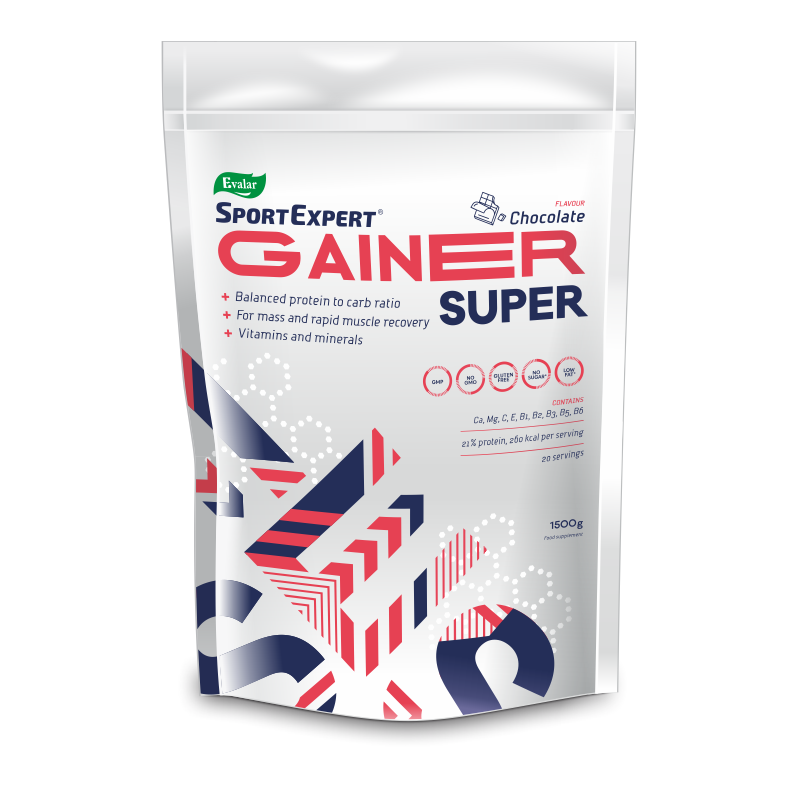 Спортэксперт Супер Гейнер, порошок, 1500 г, 1 шт, шоколад фото