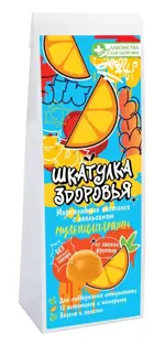 Лакомства для здоровья Шкатулка здоровья Мультивитамины, мармелад жевательный, 98 г, 1 шт, апельсин фото