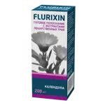 Флюриксин Полоскание для полости рта, раствор для полоскания полости рта, 200 мл, 1 шт, ромашка-календула фото
