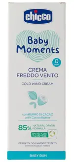 Chicco baby moments крем, крем, 100 мл, 1 шт, защитный фото