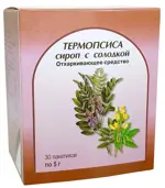 Термопсиса сироп с солодкой, сироп в стиках, 5 г, 30 шт. фото