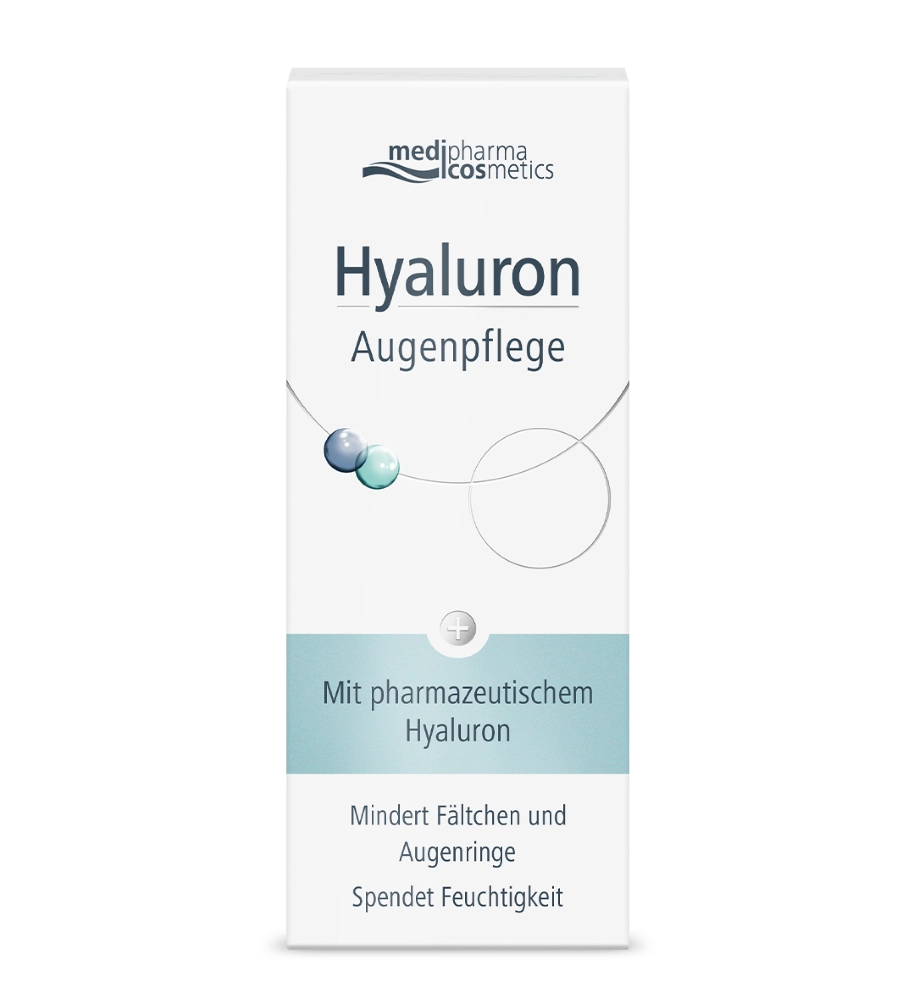 Medipharma cosmetics hyaluron крем для кожи вокруг глаз, крем, 15 мл, 1 шт. фото