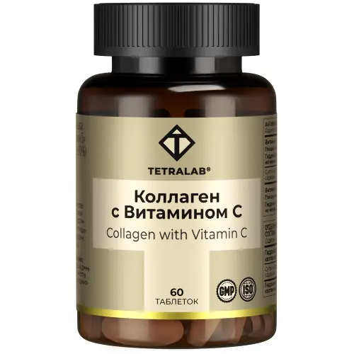 Tetralab Коллаген с Витамином С, таблетки, 60 шт. фото