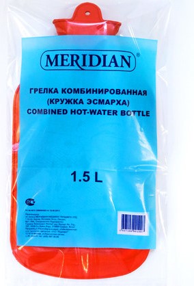 Meridian Грелка комбинированная (Кружка Эсмарха), 1.5 л, 1 шт. фото