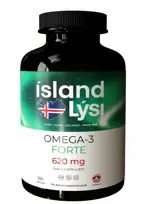 Lysi Омега-3 Форте, 620 мг, капсулы, 100 шт. фото 