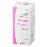 Иксим Люпин, 100 мг/5 мл, порошок для приготовления суспензии для приема внутрь, 25 г, 1 шт, клубника фото