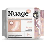 Nuage Super Прокладки c мягкой поверхностью, прокладки гигиенические, 10 шт. фото