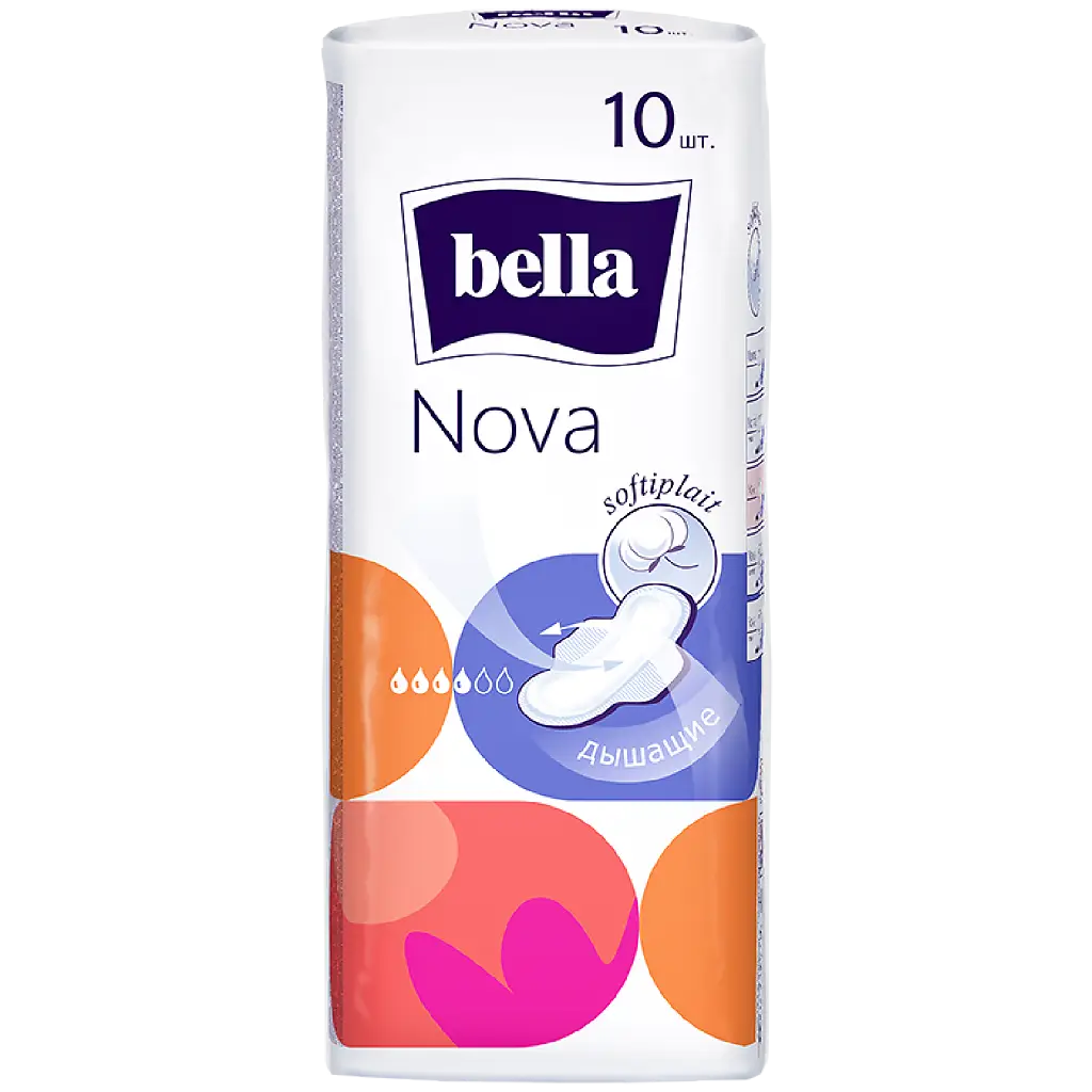 Bella Normal Softiplait Air, прокладки гигиенические, 10 шт, 4 капли фото
