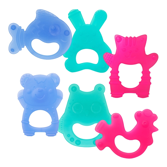 Курносики прорезыватель-массажер Животные, 1 шт, арт. 23171 фото