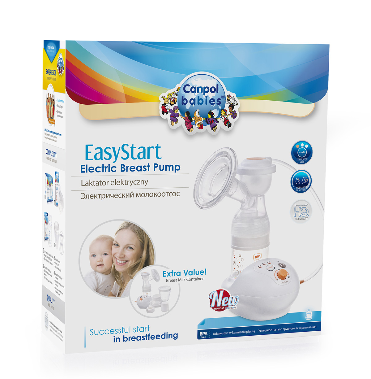 Canpol EasyStart молокоотсос электрический, 1 шт, арт. 12/201 фото