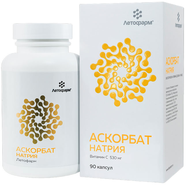 Летофарм Аскорбат Натрия, капсулы, 90 шт. фото