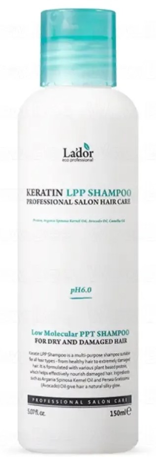 Lador Keratin LPP Шампунь для волос кератиновый, шампунь, 150 мл, 1 шт. фото