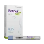 Велгия Эко, 0.25 мг, раствор для подкожного введения, 0.5 мл, 4 шт. фото