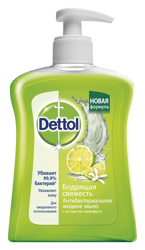 Dettol Мыло жидкое для рук Антибактериальное грейпфрут, мыло жидкое, 250 мл, 1 шт. фото