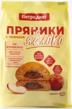 Петродиет Пряники на изомальте, 300 г, 1 шт, яблоко фото 