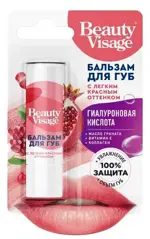 Beauty Visage Бальзам для губ с легким красным оттенком, бальзам для губ, 3.6 г, 1 шт. фото 