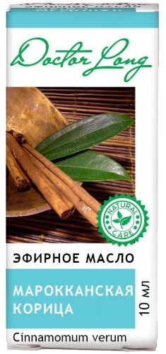 Dr Long Марокканская корица, масло эфирное, 10 мл, 1 шт. фото