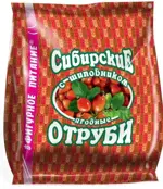 Сибирские отруби пшеничные, гранулы, 200 г, 1 шт, с шиповником фото