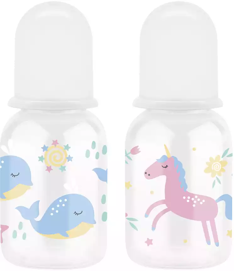 Lubby Бутылочка с силиконовой соской, 0+ мес, 125 мл, 1 шт, арт. 27989 фото