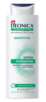 Deonica Detox очищение шампунь для волос, шампунь, 380 мл, 1 шт. фото