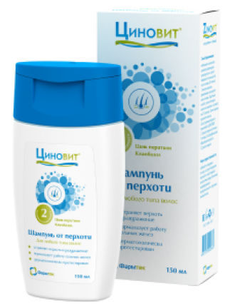 Циновит Шампунь для волос от перхоти, шампунь, 150 мл, 1 шт. фото
