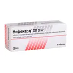 Нифекард ХЛ, 30 мг, таблетки с пролонгированным высвобождением, покрытые пленочной оболочкой, 60 шт. фото