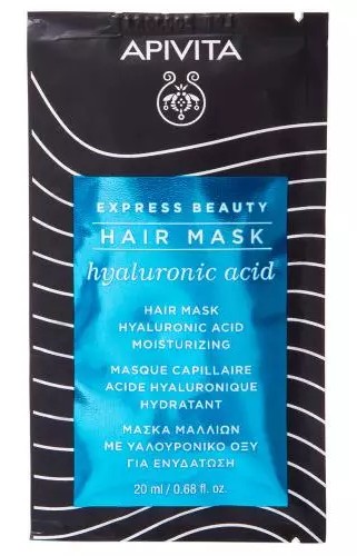 Apivita Экспресс маска для волос увлажняющая с гиалуроновой кислотой, маска, 20 мл, 1 шт. фото