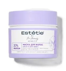 Estetie маска для волос объем и укрепление protein 20%, маска для волос, 180 мл, 1 шт. фото