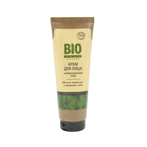 BioZone крем для лица антиоксидантный масло конопли и зеленый чай, крем для лица, 75 мл, 1 шт. фото