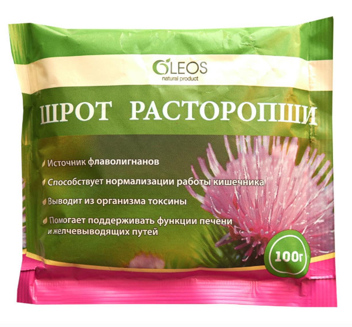Oleos Расторопши шрот, 100 г, 1 шт. фото