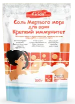Mirida Соль Мертвого моря для ванн, соль для ванн, 530 г, 1 шт, крепкий иммунитет фото