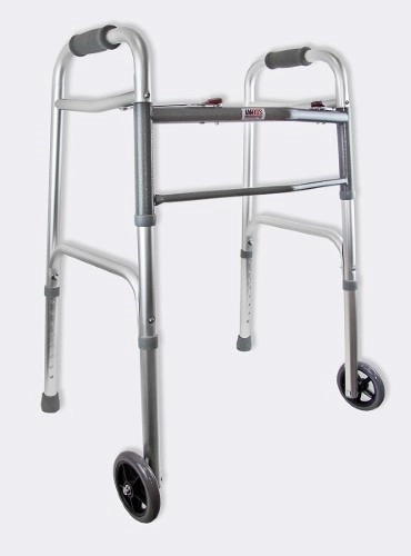 Amrus Опоры-ходунки жесткие с 2 замками на 2х опорах и 2х колесах, 1 шт, арт. AMW2B76 фото