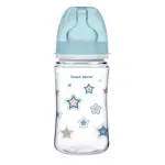 Canpol EasyStart Newborn baby Бутылочка антиколиковая с широким горлышком, 240 мл, 1 шт, цвет в ассортименте, 0+ мес, арт. 35/217 фото 1