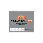 Сафистон Дуо, 400 мг+325 мг, таблетки диспергируемые, 10 шт. фото 1