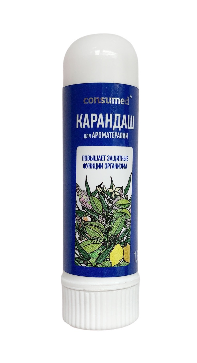 Консумед Карандаш для ароматерапии В сезон простуд, карандаш для ингаляций, 1.3 г, 1 шт. фото