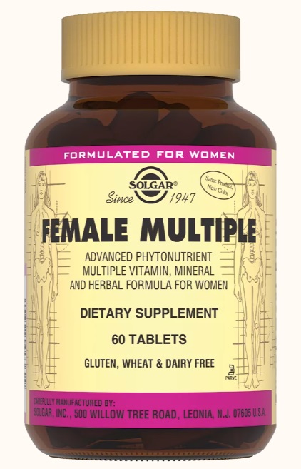 Solgar мультивитаминный и минеральный комплекс для женщин, таблетки, 60 шт. фото