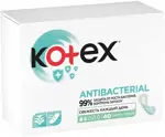 Kotex Antibacterial Прокладки ежедневные экстра тонкие с антибактериальным слоем, прокладки гигиенические, 40 шт. фото