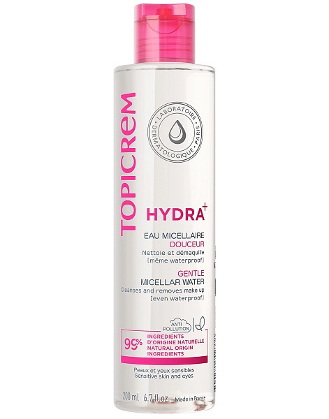 Topicrem Hydra+, мицеллярная вода, 200 мл, 1 шт, мягкая фото