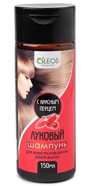 Oleos Шампунь луковый с красным перцем, шампунь, 150 мл, 1 шт. фото