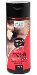 Oleos Шампунь луковый с красным перцем, шампунь, 150 мл, 1 шт. фото 