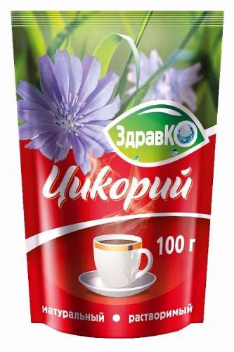 Здравко Цикорий растворимый, порошок растворимый, 100 г, 1 шт, натуральный фото