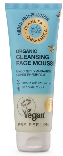 Planeta Organica skin super food Мусс для умывания перед пилингом, мусс, 100 мл, 1 шт. фото