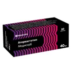 Аторвастатин Медисорб, 40 мг, таблетки, покрытые пленочной оболочкой, 60 шт. фото