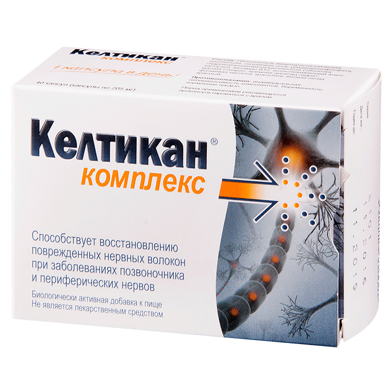 Келтикан комплекс, 205 мг, капсулы, 40 шт. фото