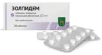 Золпидем, 10 мг, таблетки, покрытые пленочной оболочкой, 20 шт. фото