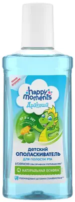 Дракоша ополаскиватель для полости рта, ополаскиватель полости рта, 250мл, 1 шт, тутти-фрутти фото